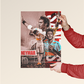 Neymar Jr – Santos FC Wonderkid Poster